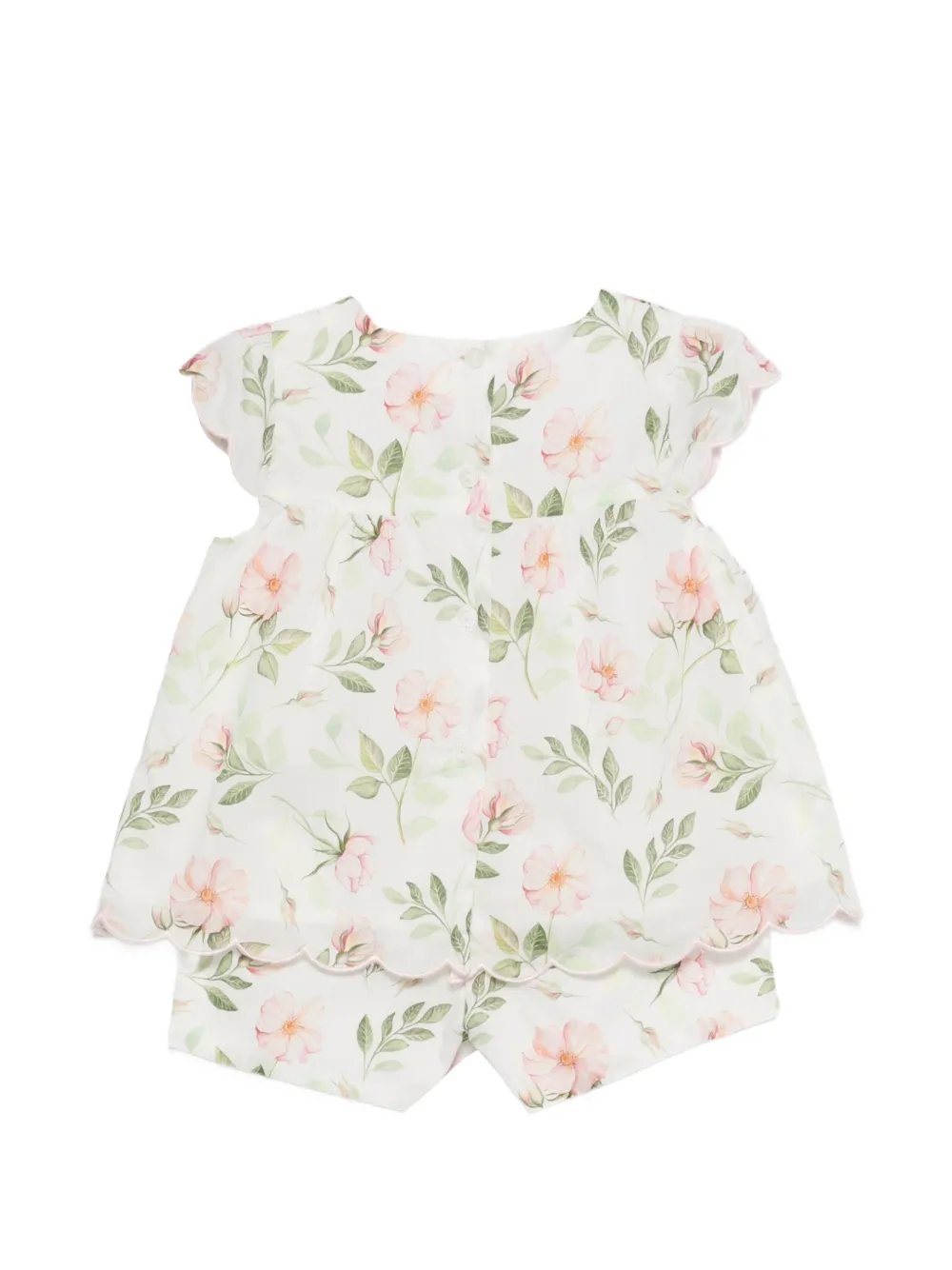  Patachou Floral Short Set - Neutrals 