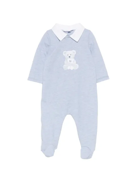 Patachou bear-embroidered pajamas