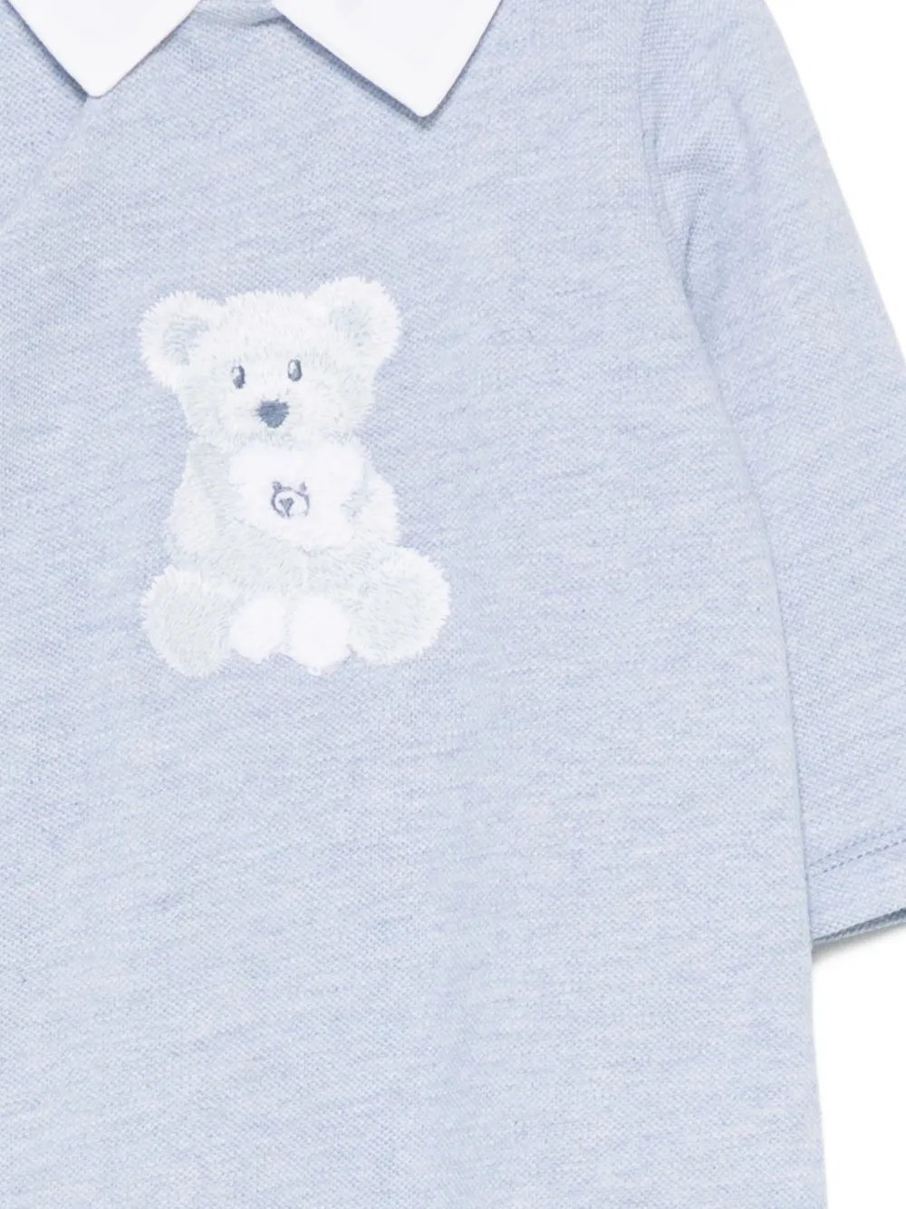 Patachou Pyjama met geborduurde beer Blauw