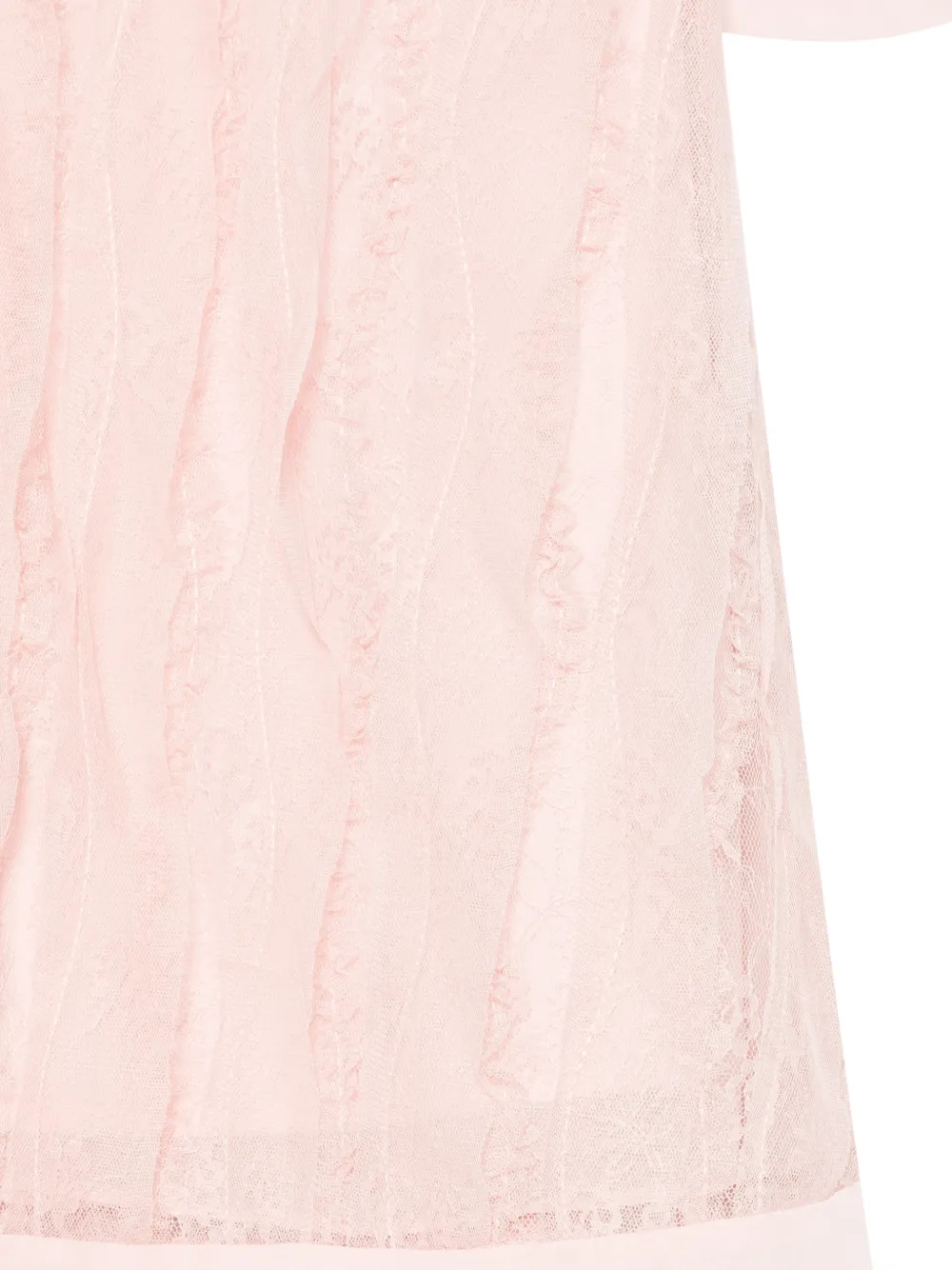 Patachou Jurk met strikdetail van kant Roze
