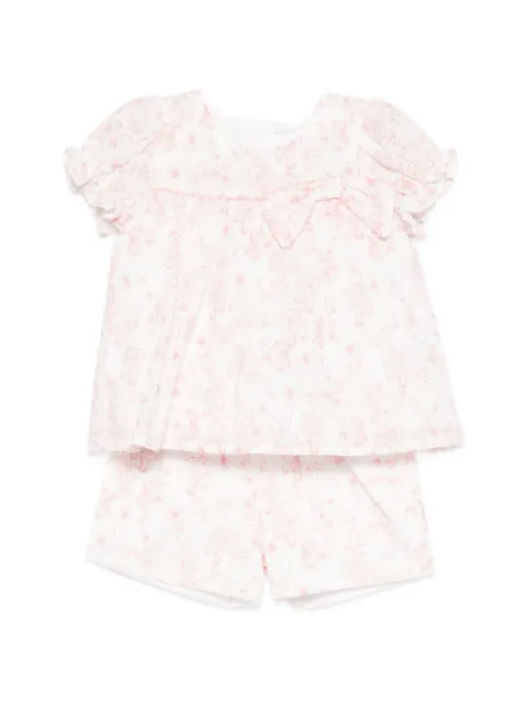 Patachou set de shorts con estampado floral