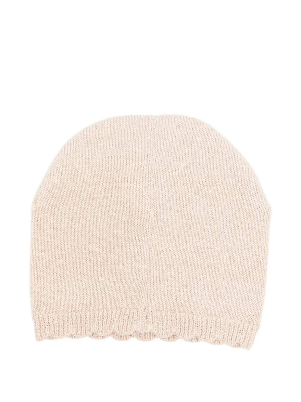 Patachou Gewelfde gebreide muts Beige