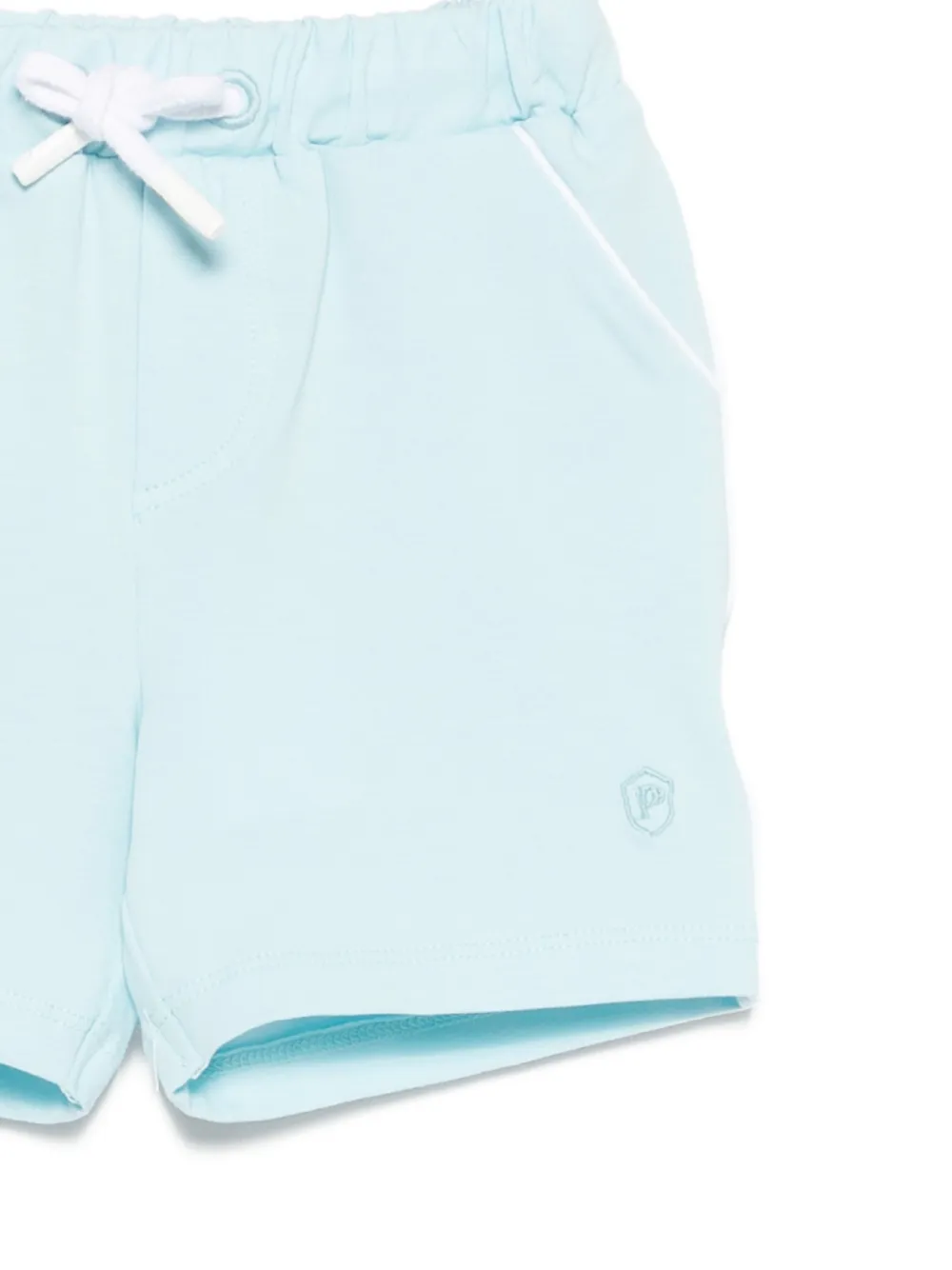  Patachou Drawstring Trim-contrast Shorts - Blue 