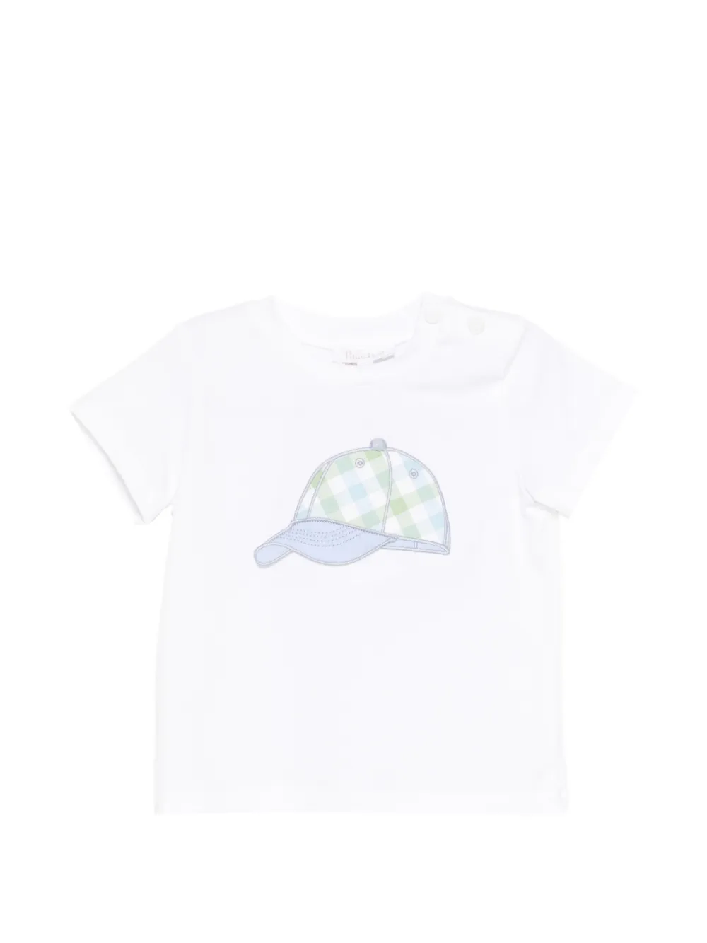 Patachou T-shirt con ricamo - Bianco