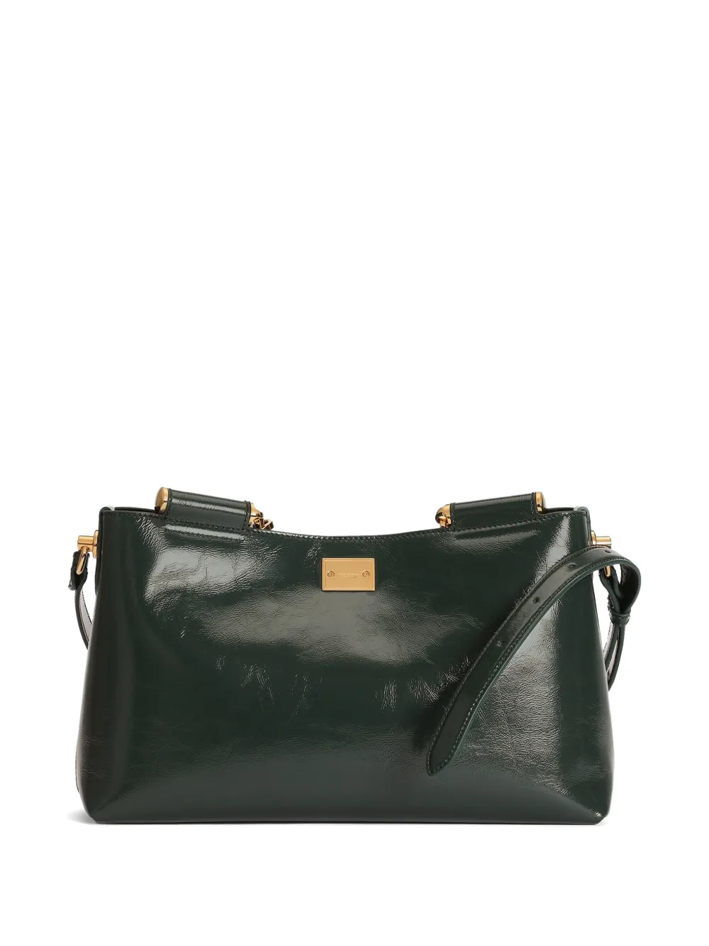 Dolce & Gabbana Vittoria medium kalfsleren handtas Groen