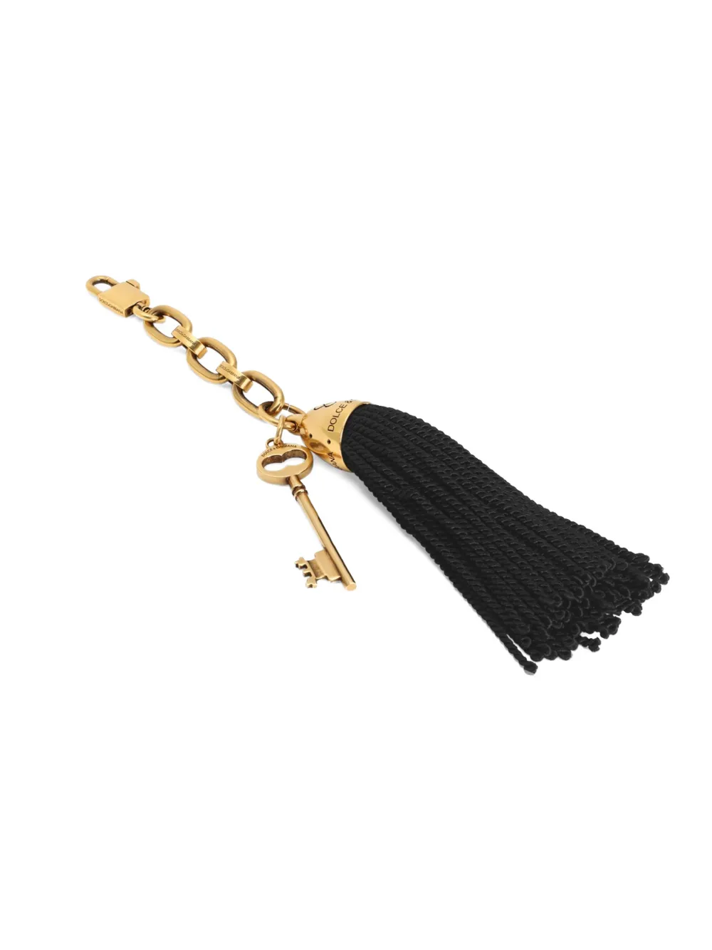 Dolce & Gabbana Sleutelhanger met kwastje Goud