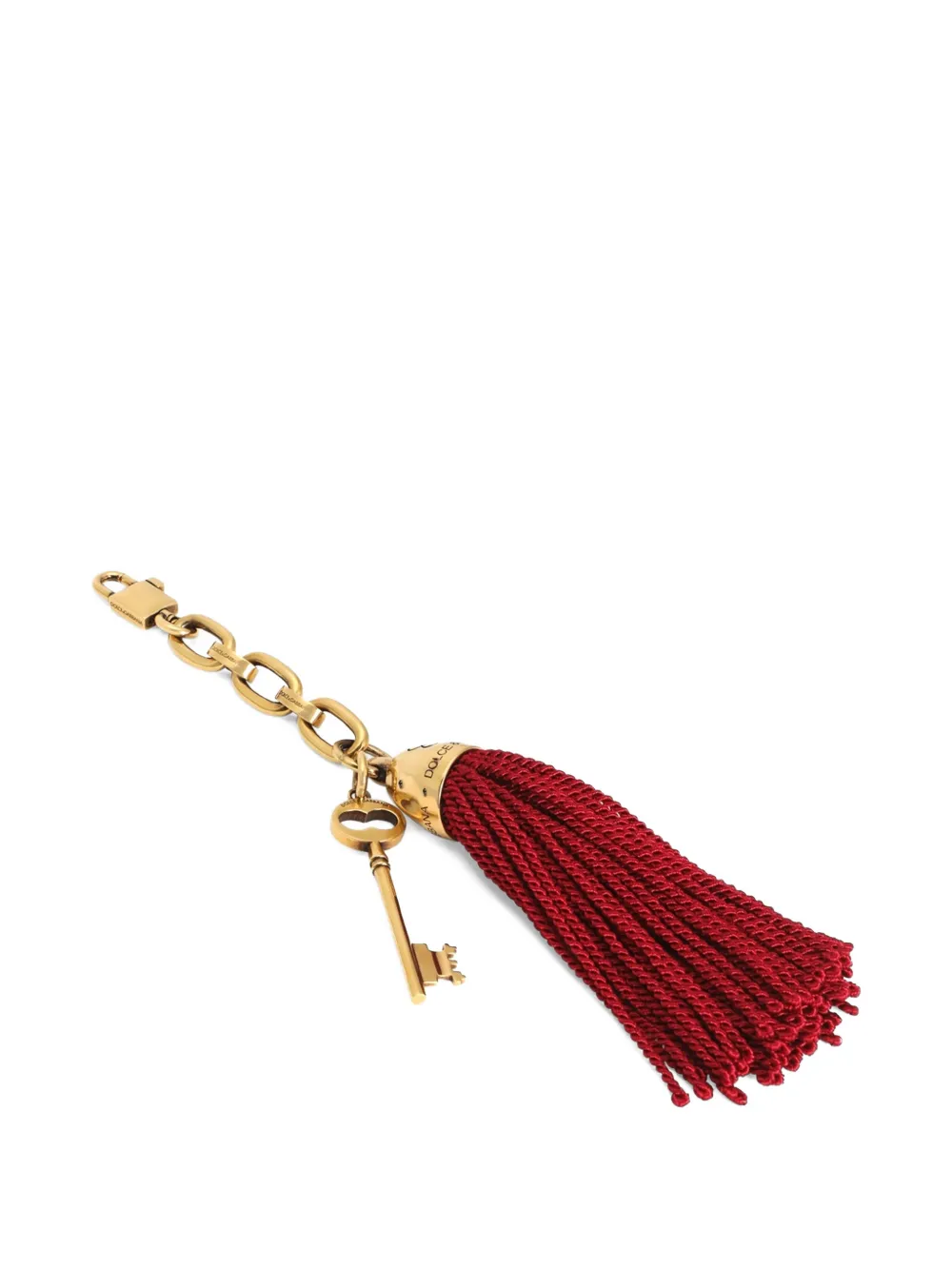 Dolce & Gabbana Sleutelhanger met kwastje Goud