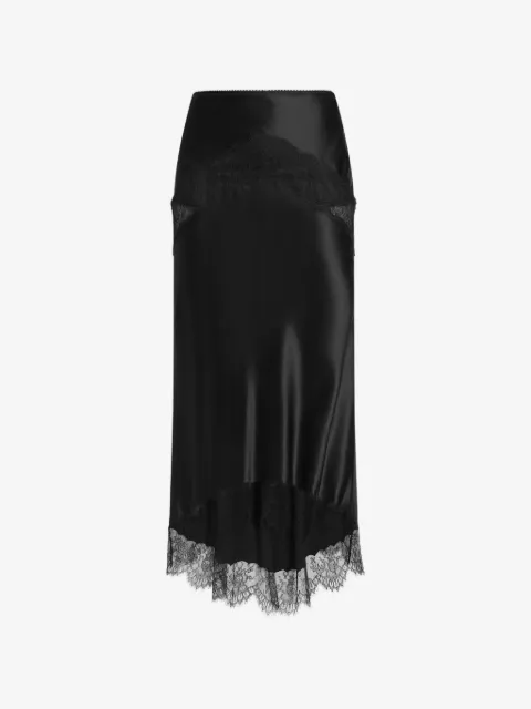 Dolce & Gabbana silk satin skirt