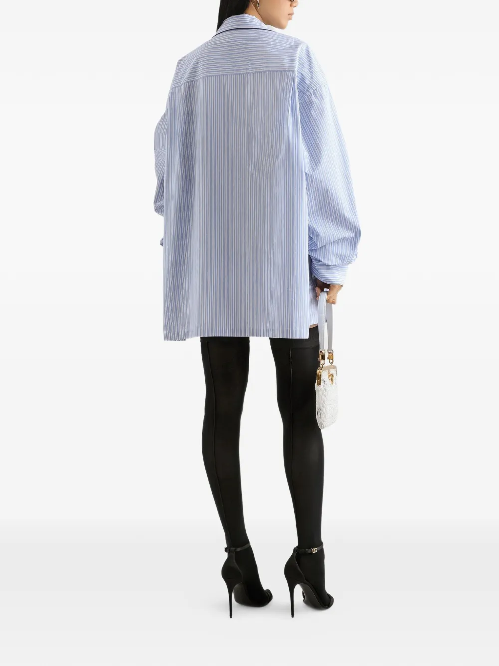 Dolce & Gabbana Gestreept overhemd Blauw