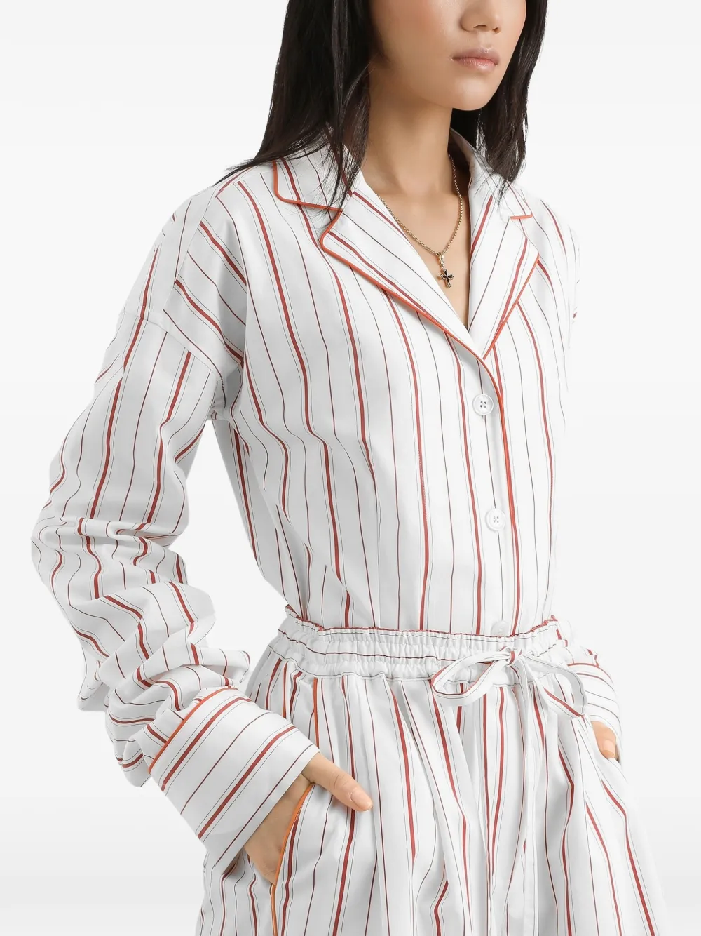 Dolce & Gabbana Gestreept blouse Wit