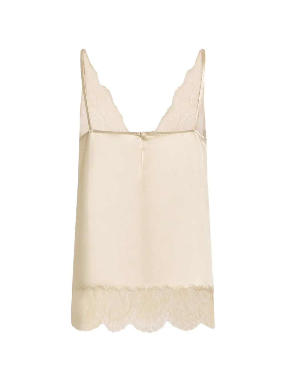 Dolce & Gabbana Zijden satijnen top - Beige