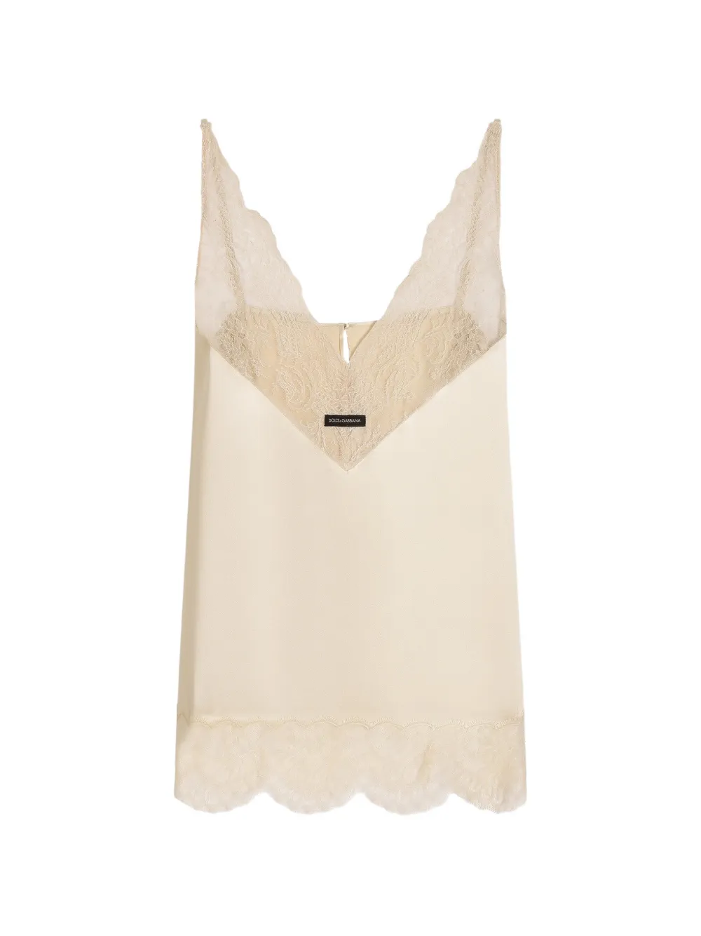 Dolce & Gabbana silk satin top - Toni neutri