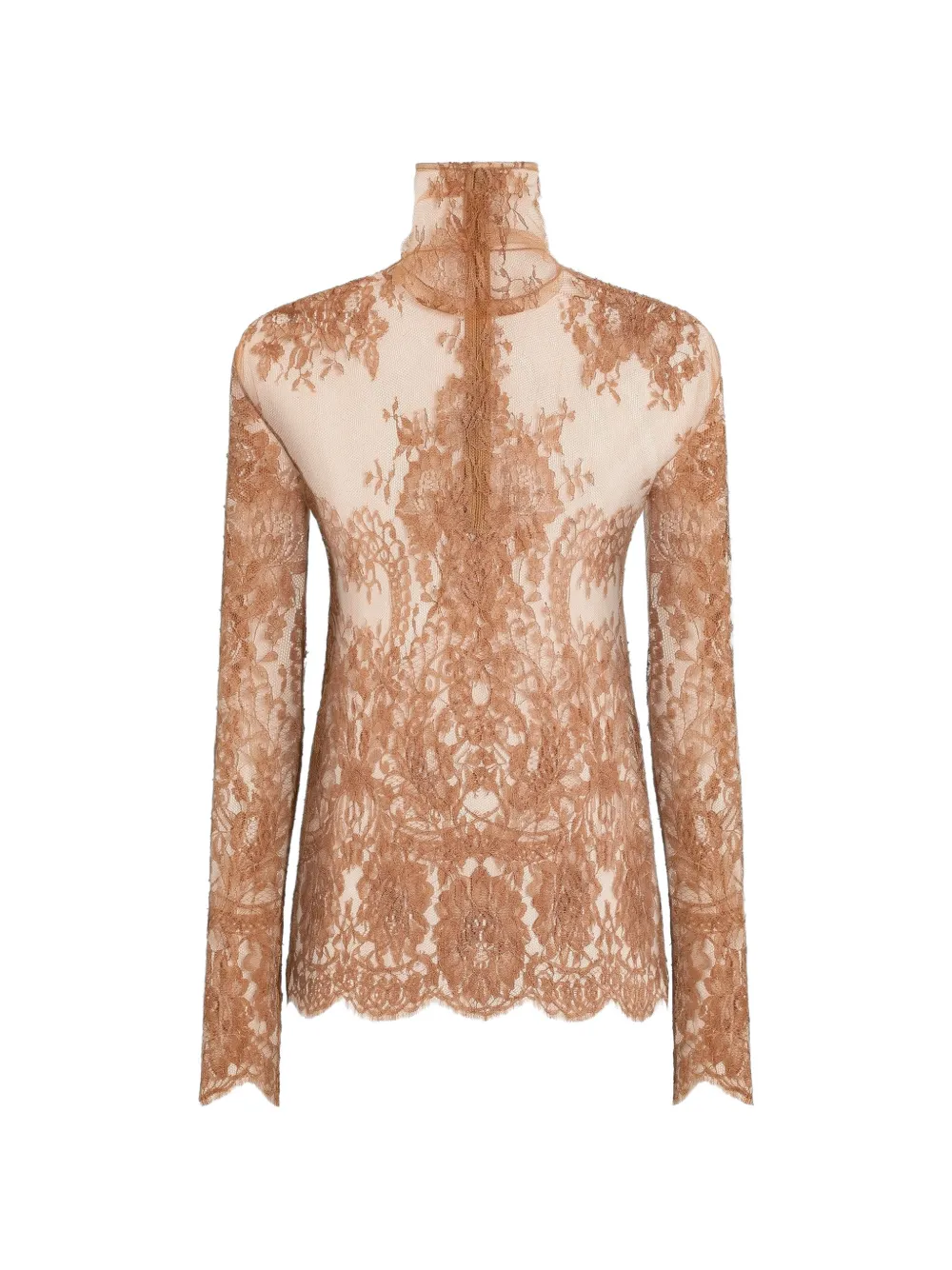 Dolce & Gabbana Top a collo alto - Marrone