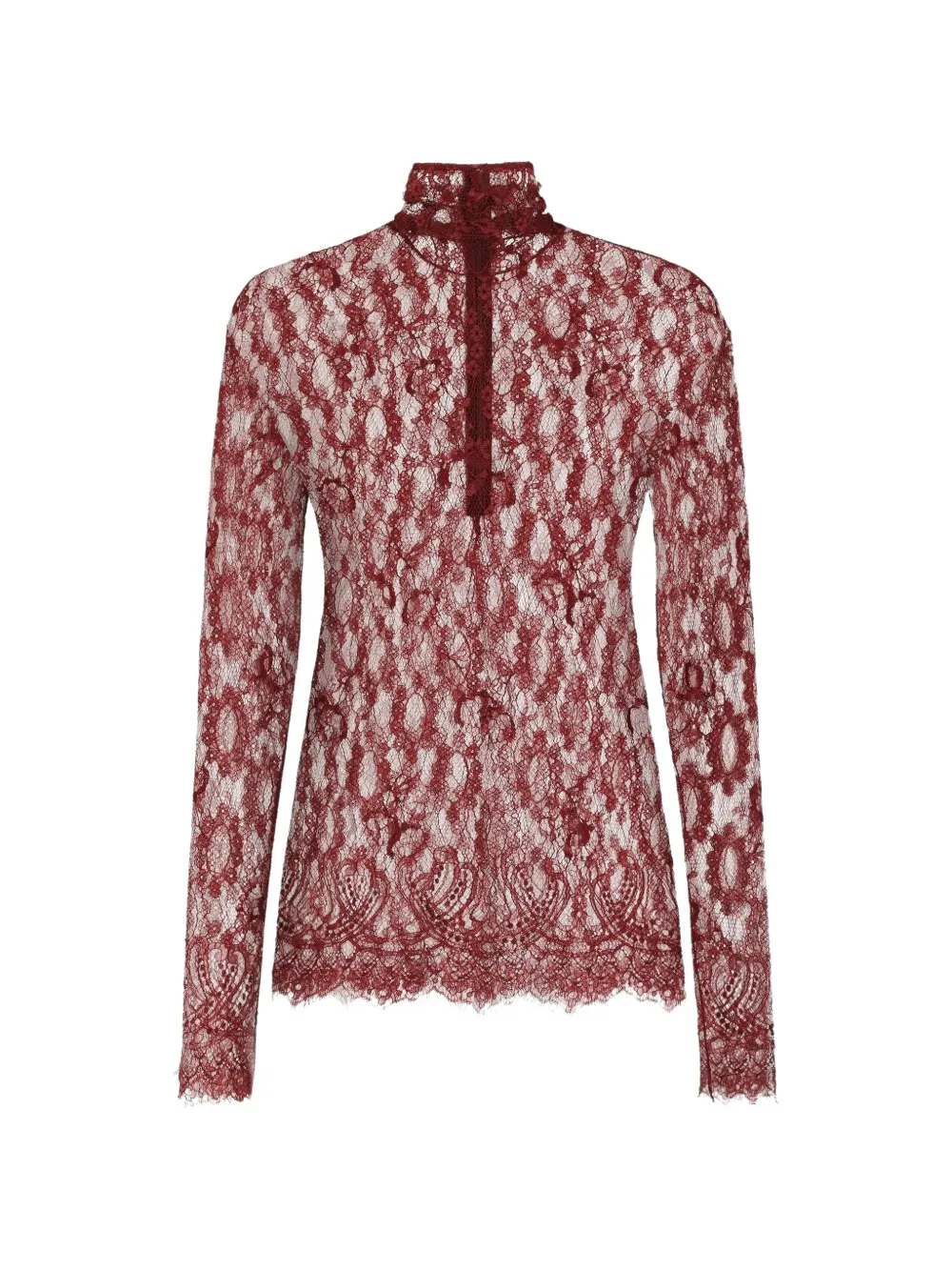 Dolce & Gabbana Top a maniche lunghe - Rosso