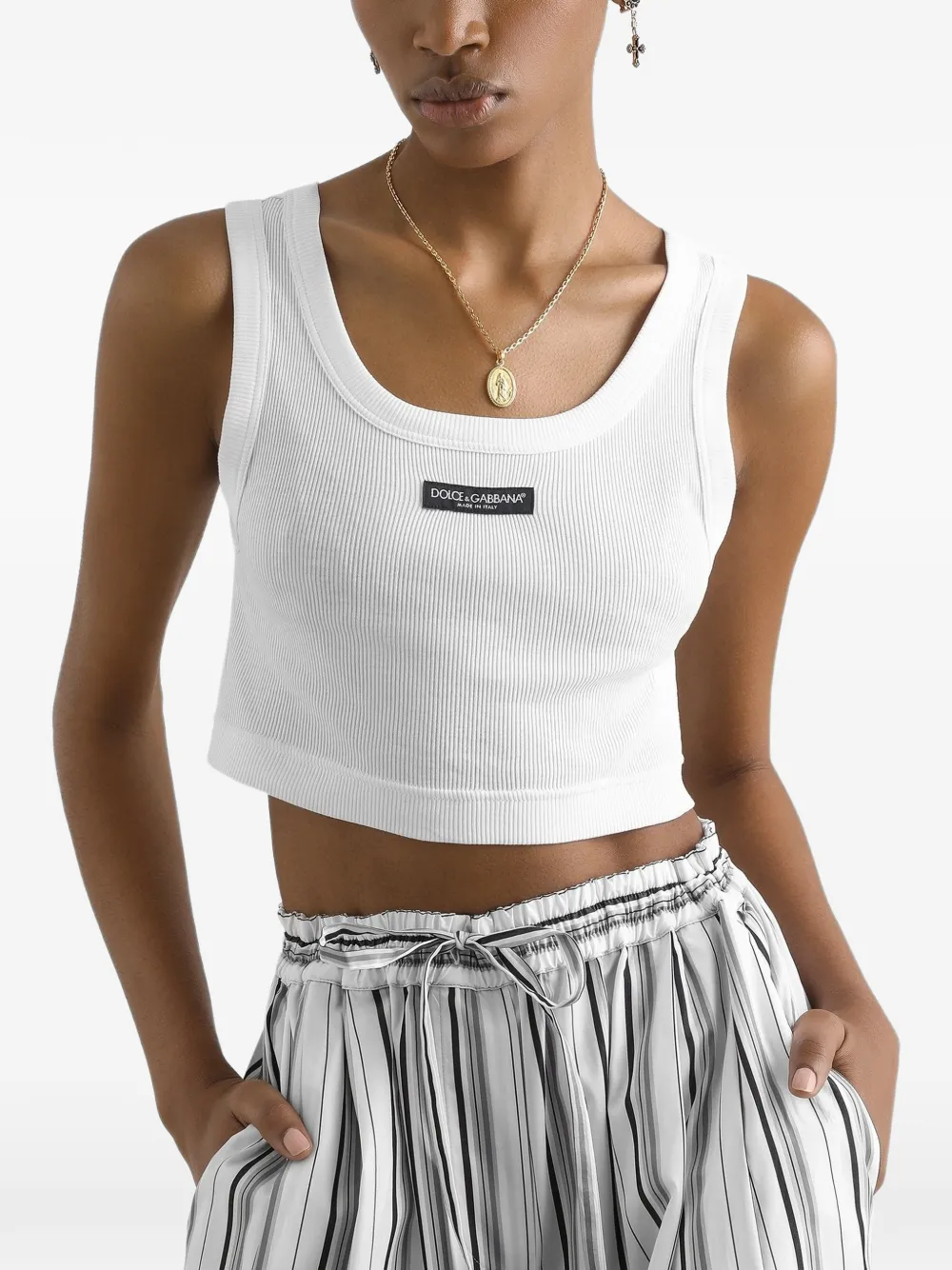 Dolce & Gabbana Cropped top Wit