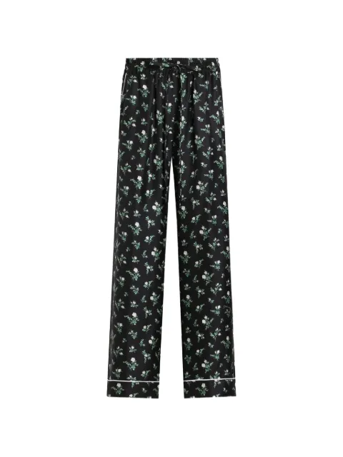 Dolce & Gabbana roses and lilies of the valley-print twill vanity trousers