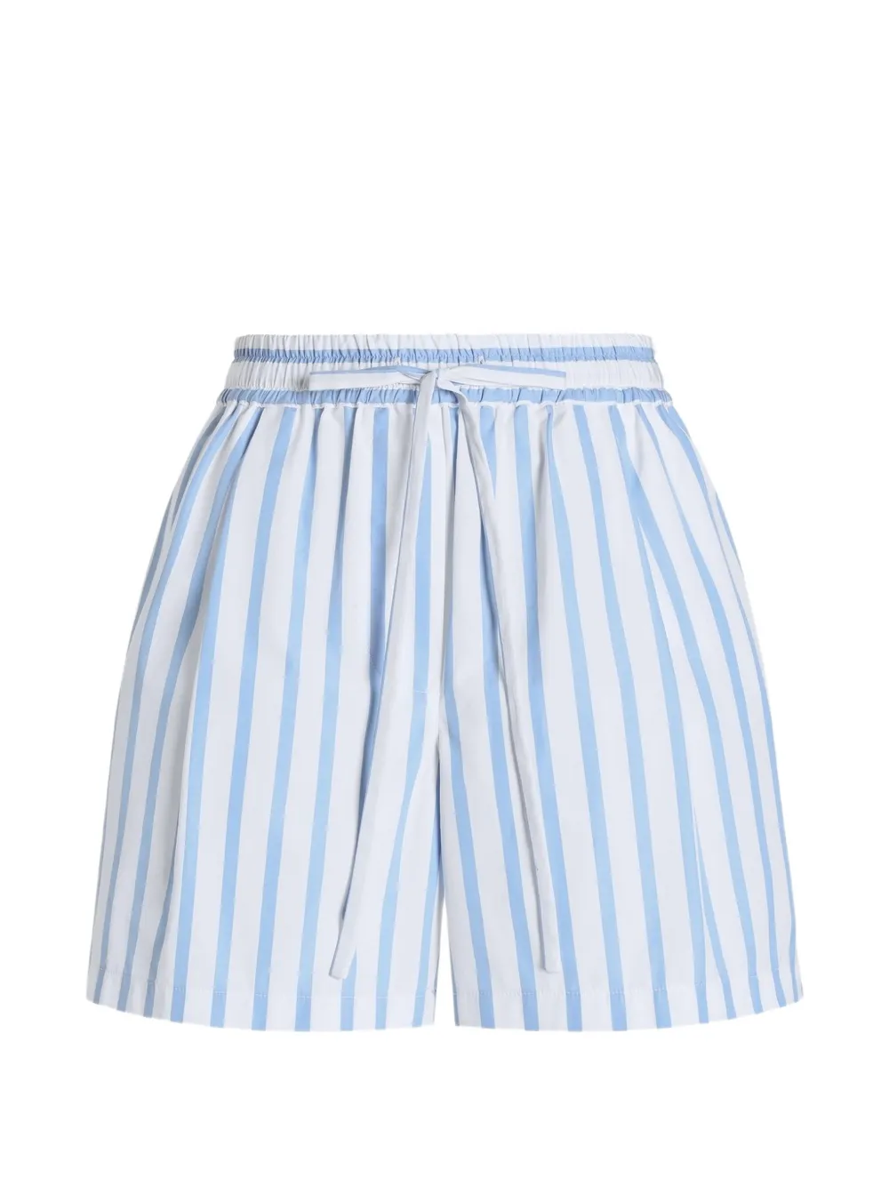 Dolce & Gabbana striped drawstring-fastening shorts - White