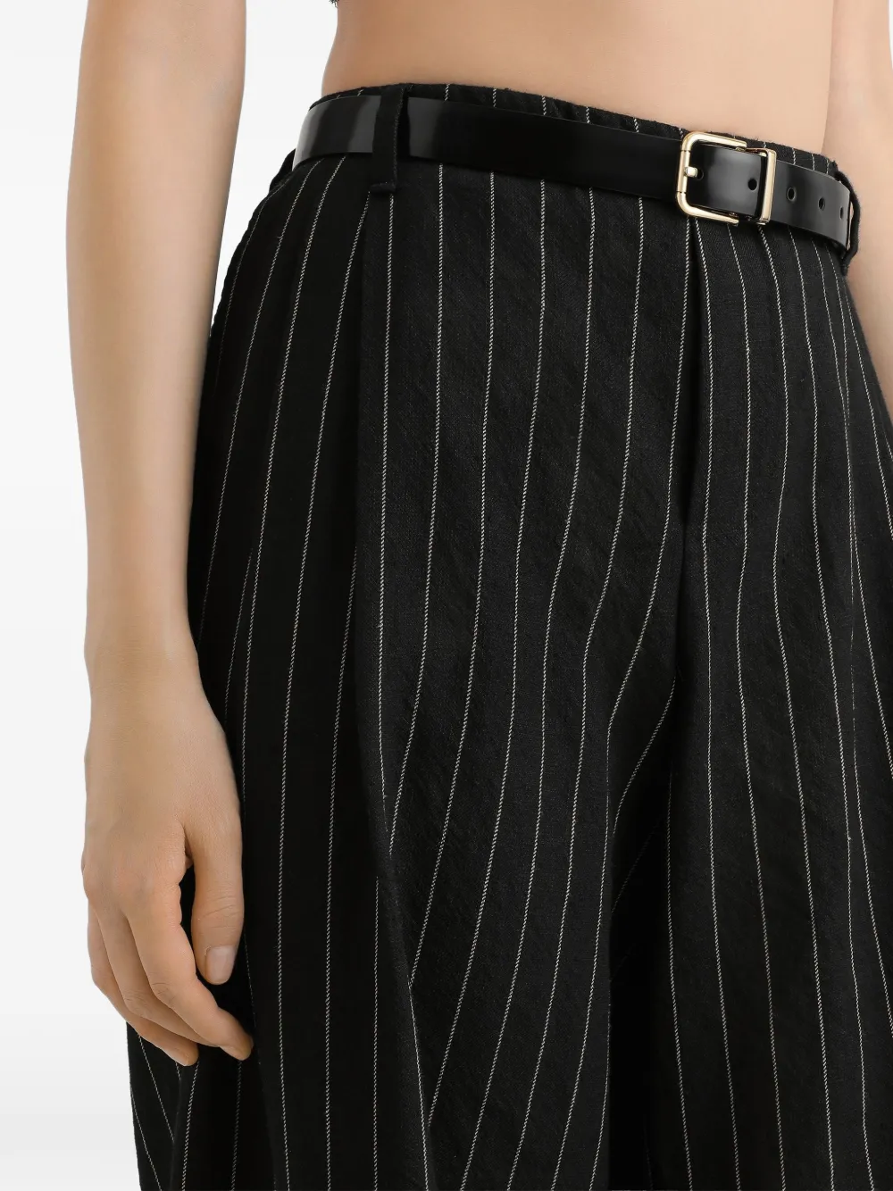 Dolce & Gabbana Broek met krijtstreep Zwart