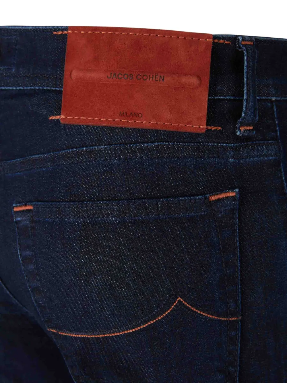 Jacob Cohën Jeans met logodetail Blauw