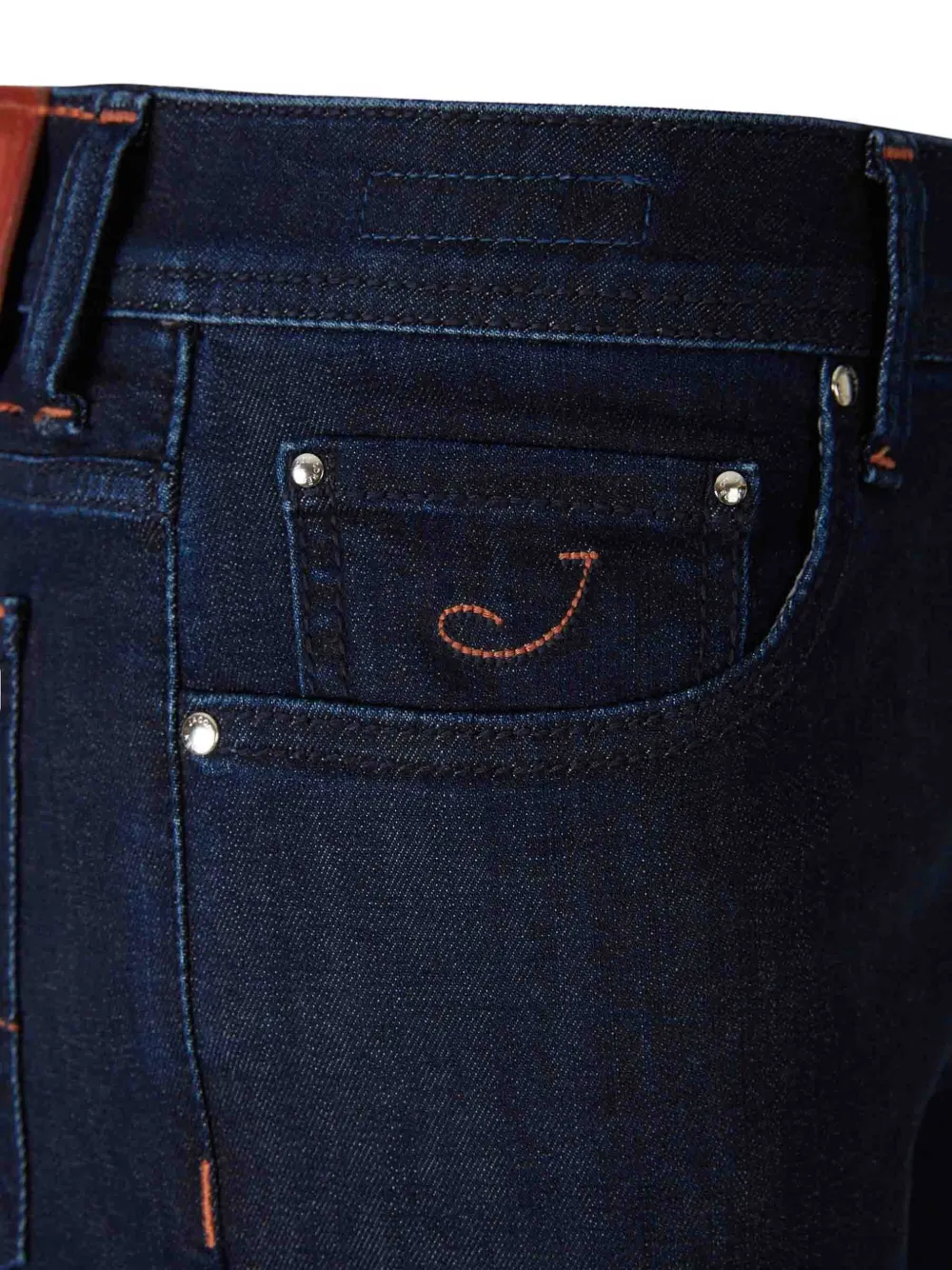 Jacob Cohën Jeans met logodetail Blauw