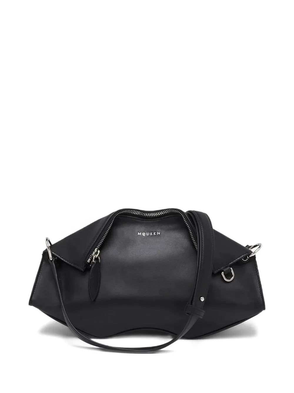 Alexander McQueen zipped clutch - Nero