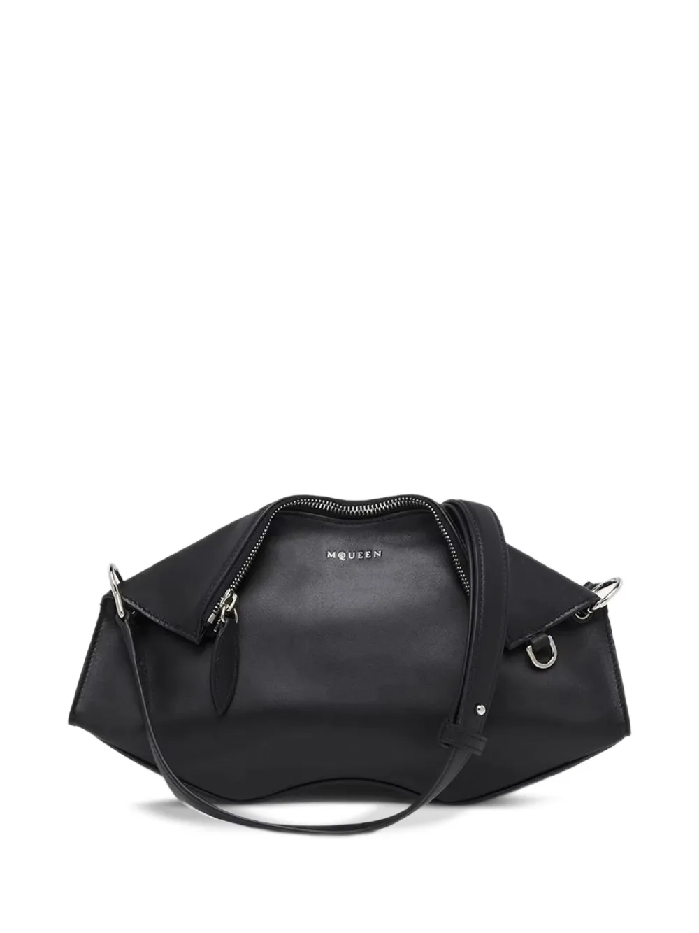 Alexander McQueen zipped clutch - Nero