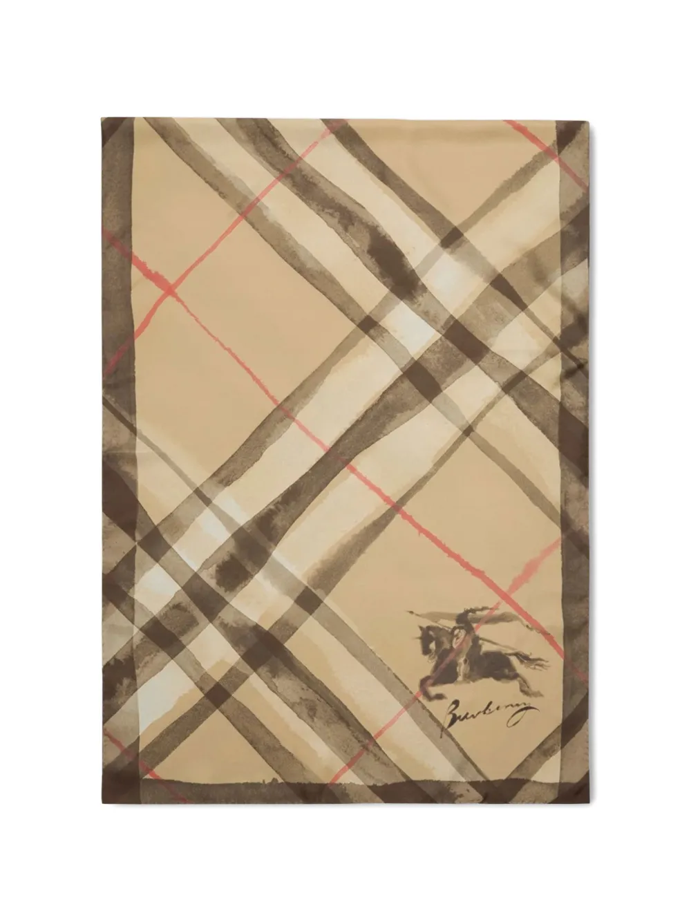 Burberry Foulard a quadri - Toni neutri