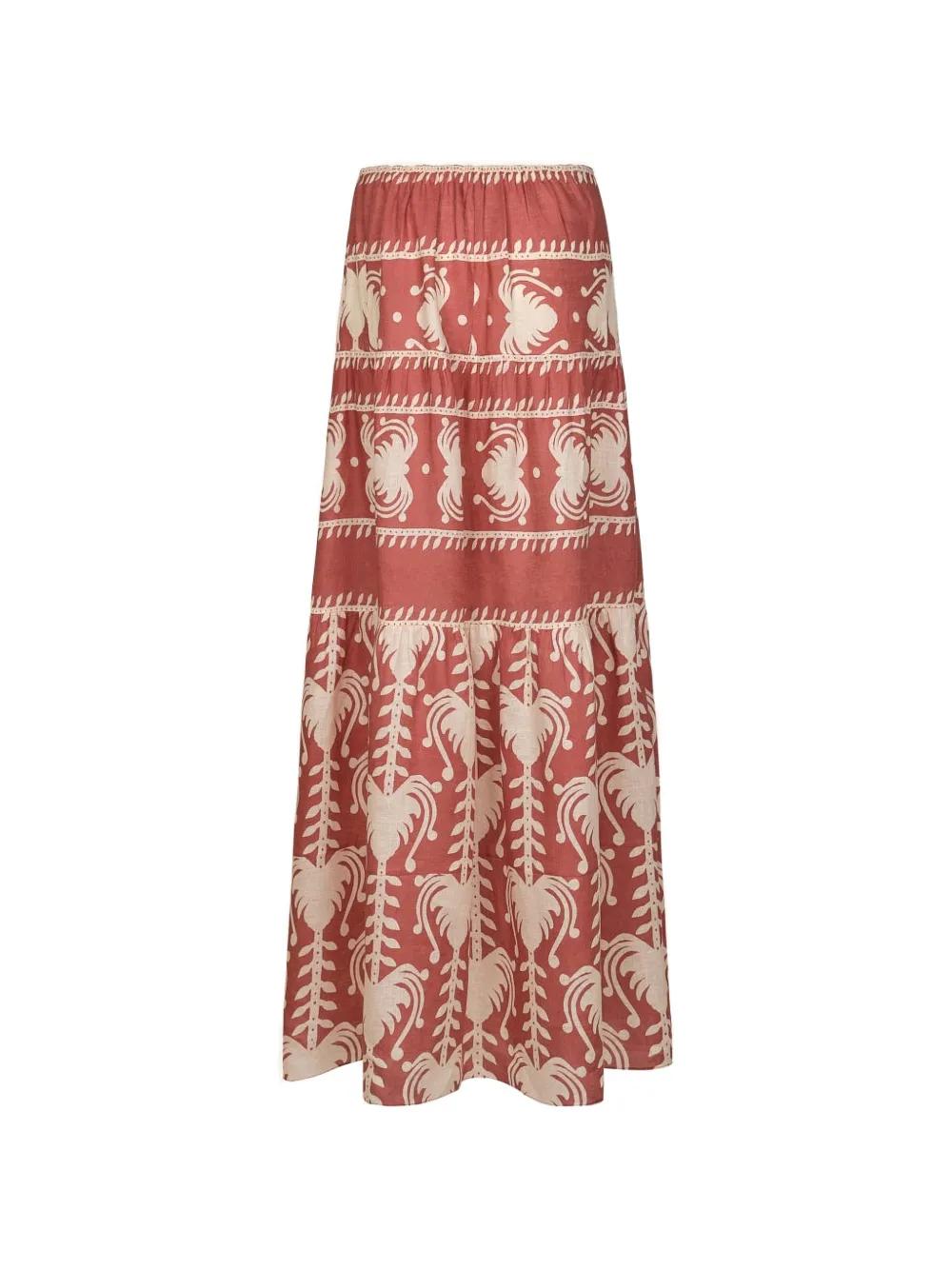 Johanna Ortiz Rituales maxi-rok Rood
