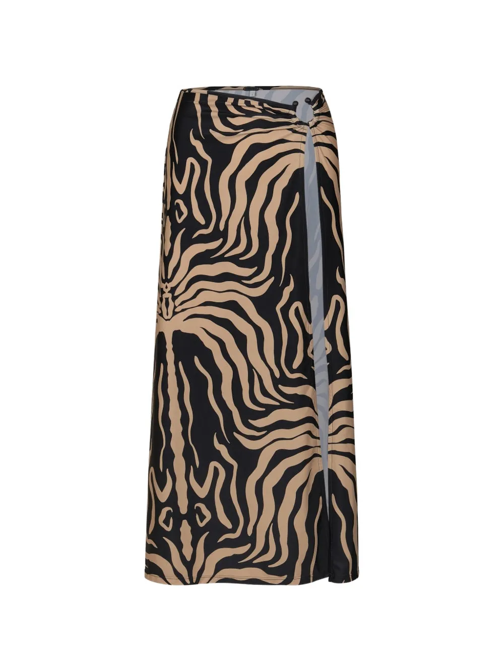 Johanna Ortiz Nuevo Destino midi skirt - Nero