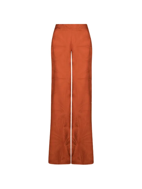 Johanna Ortiz Laidback Energy Palazzo Pants in Orange