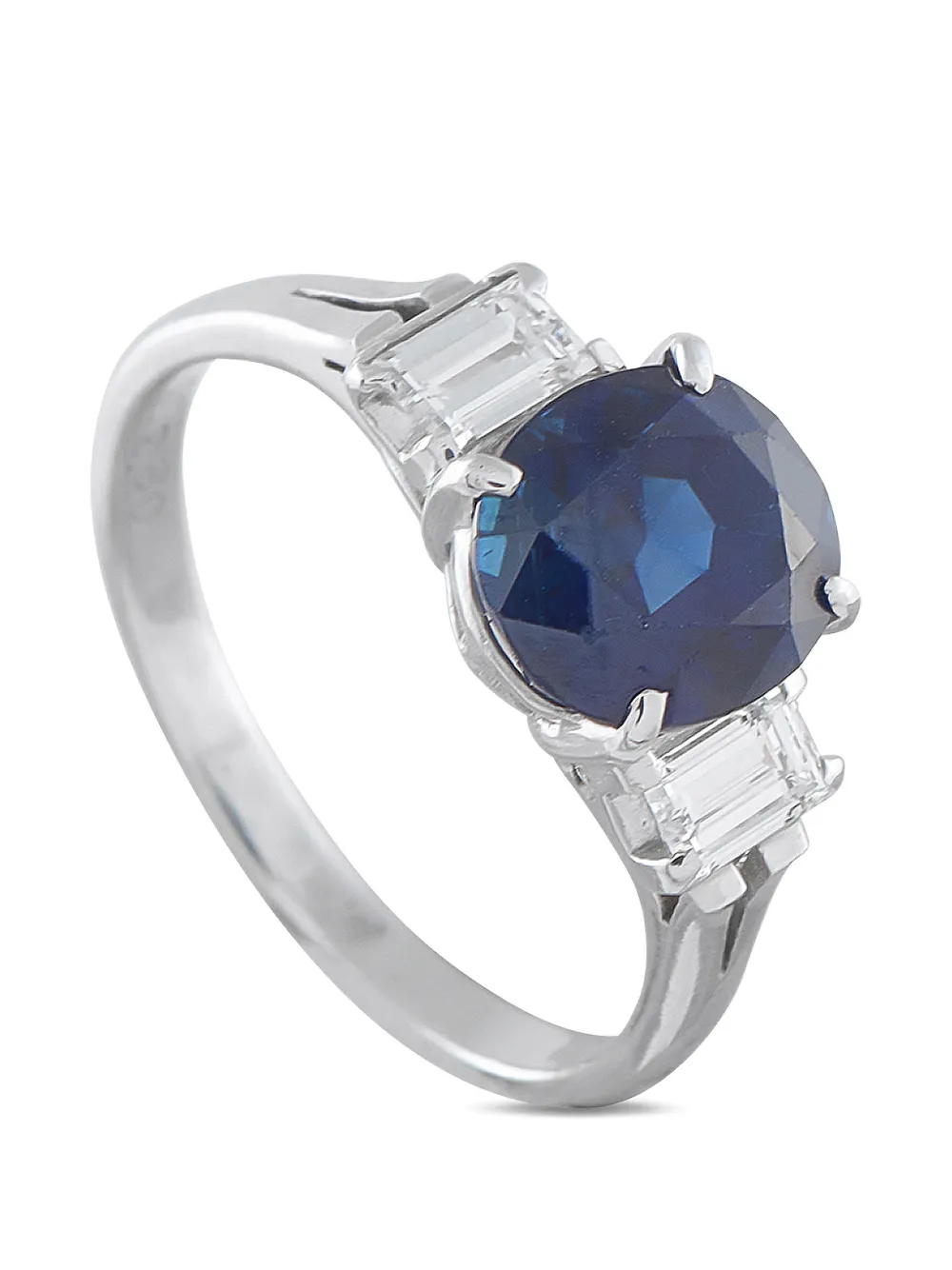 LB Exclusive diamond sapphire ring - Argento