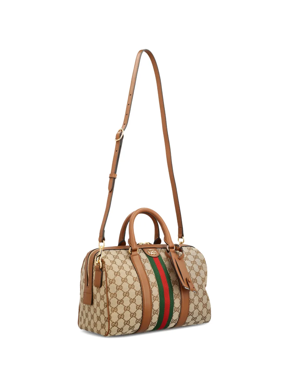 Gucci Medium Ophidia GG Supreme Tote Bag in Neutrals, view 3