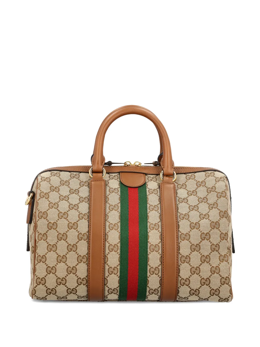 Gucci Ophidia logo stripe tote bag - Beige