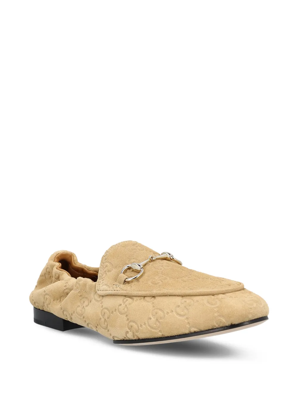 Gucci Loafers met GG-patroon Beige