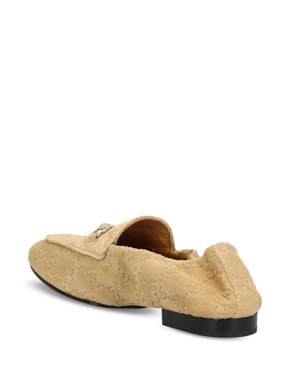 Gucci Loafers met GG-patroon Beige