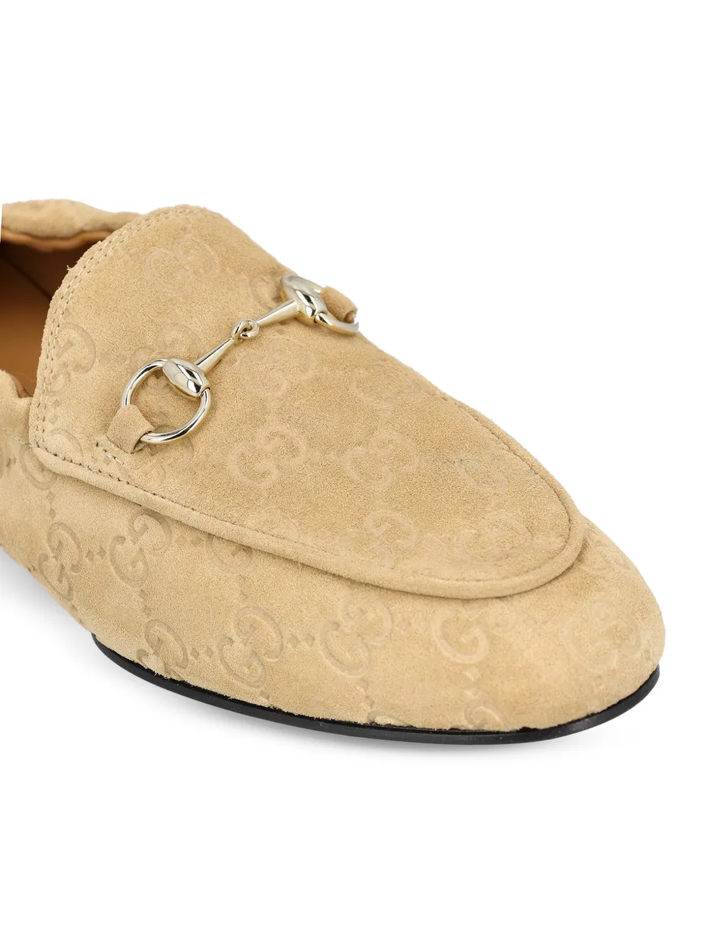 Gucci Loafers met GG-patroon Beige