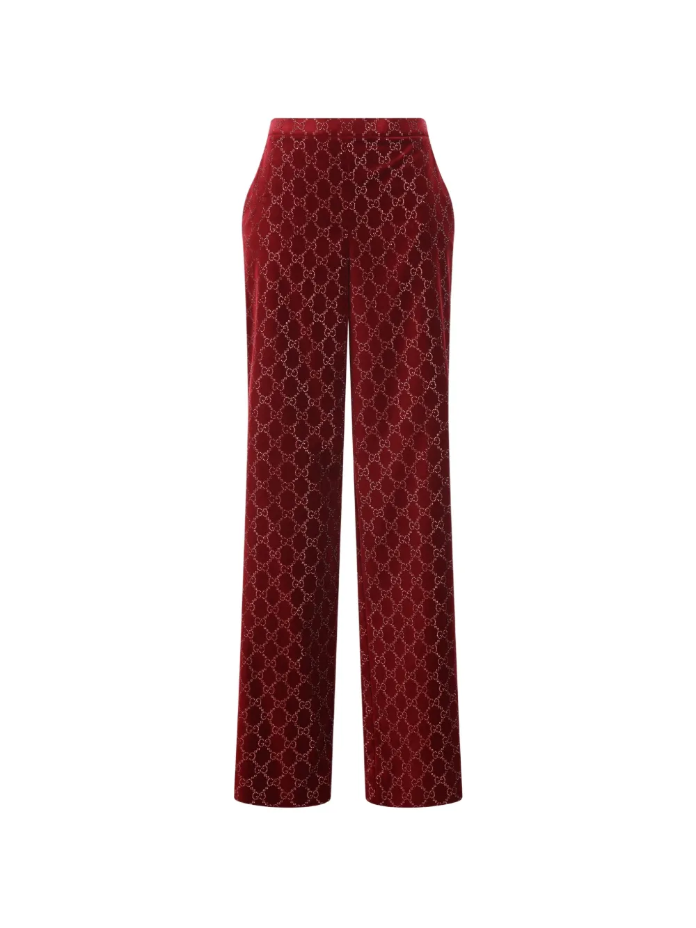 Gucci velvet trousers - Rot