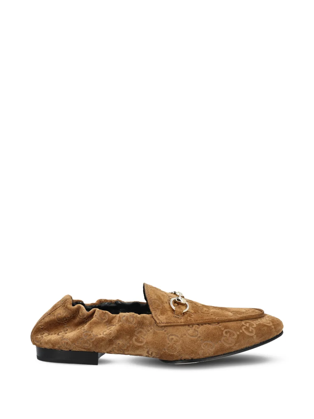 Gucci Loafers met GG-patroon Bruin