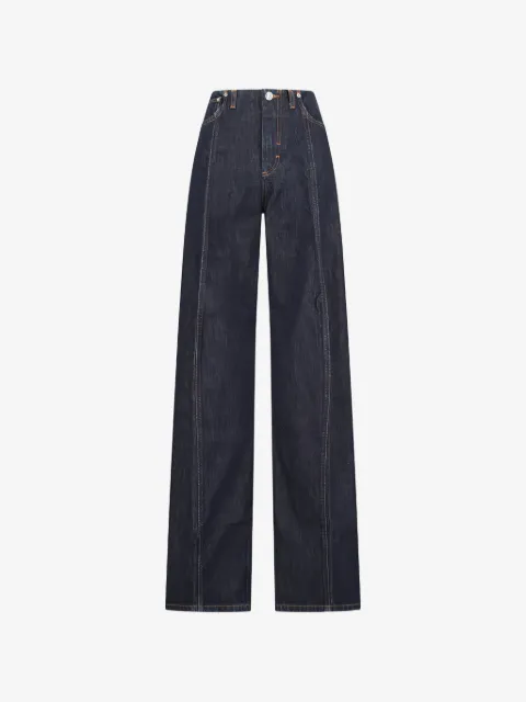 Sportmax pressed-crease straight-leg jeans
