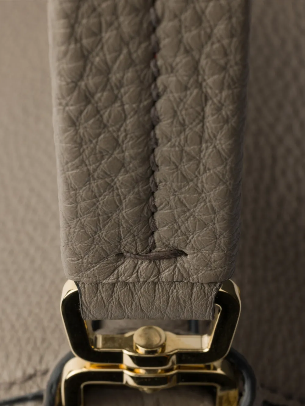 Prada Leren schoudertas Grijs