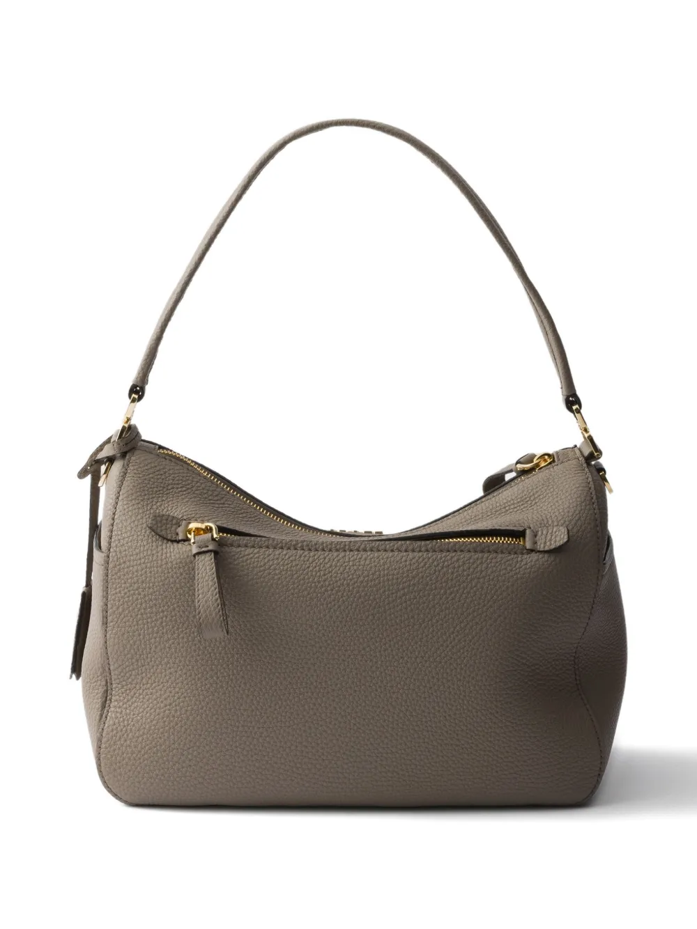 Prada leather shoulder bag - Grijs