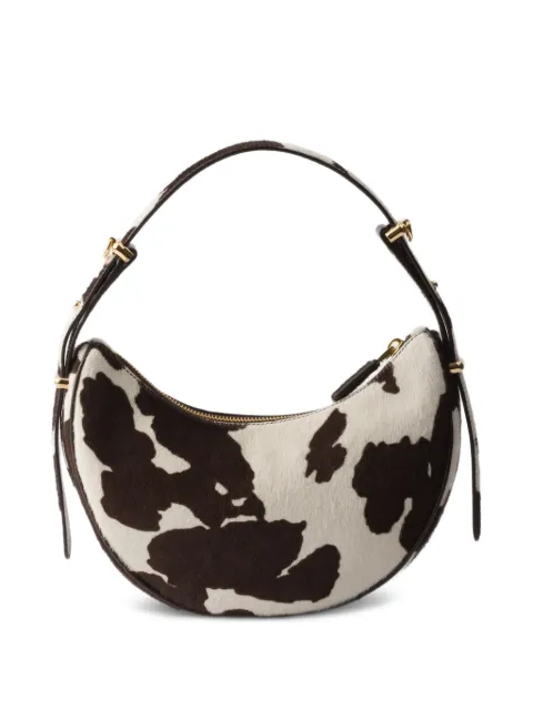 Prada mini Arqué printed leather shoulder bag