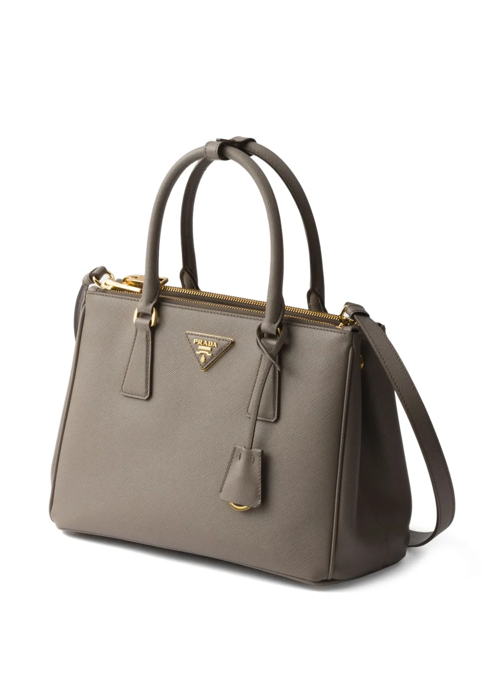  Prada Medium Galleria Tote Bag - Grey 