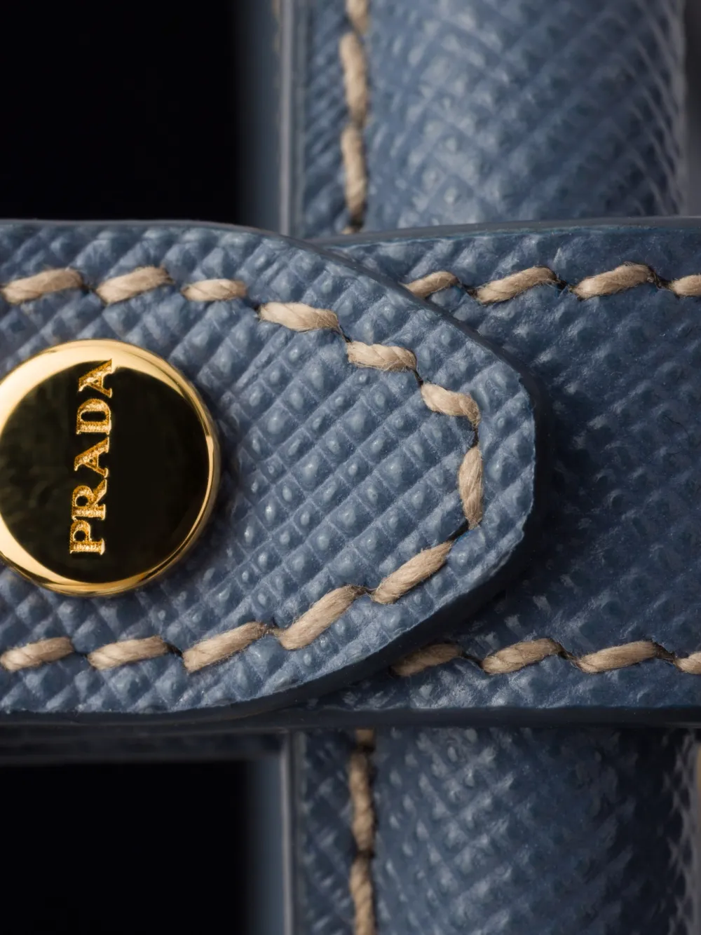Prada Galleria kleine shopper Blauw