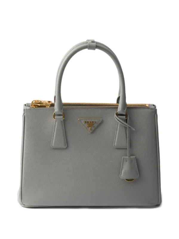 Prada Galleria Medium Saffiano Tote Bag in Grey