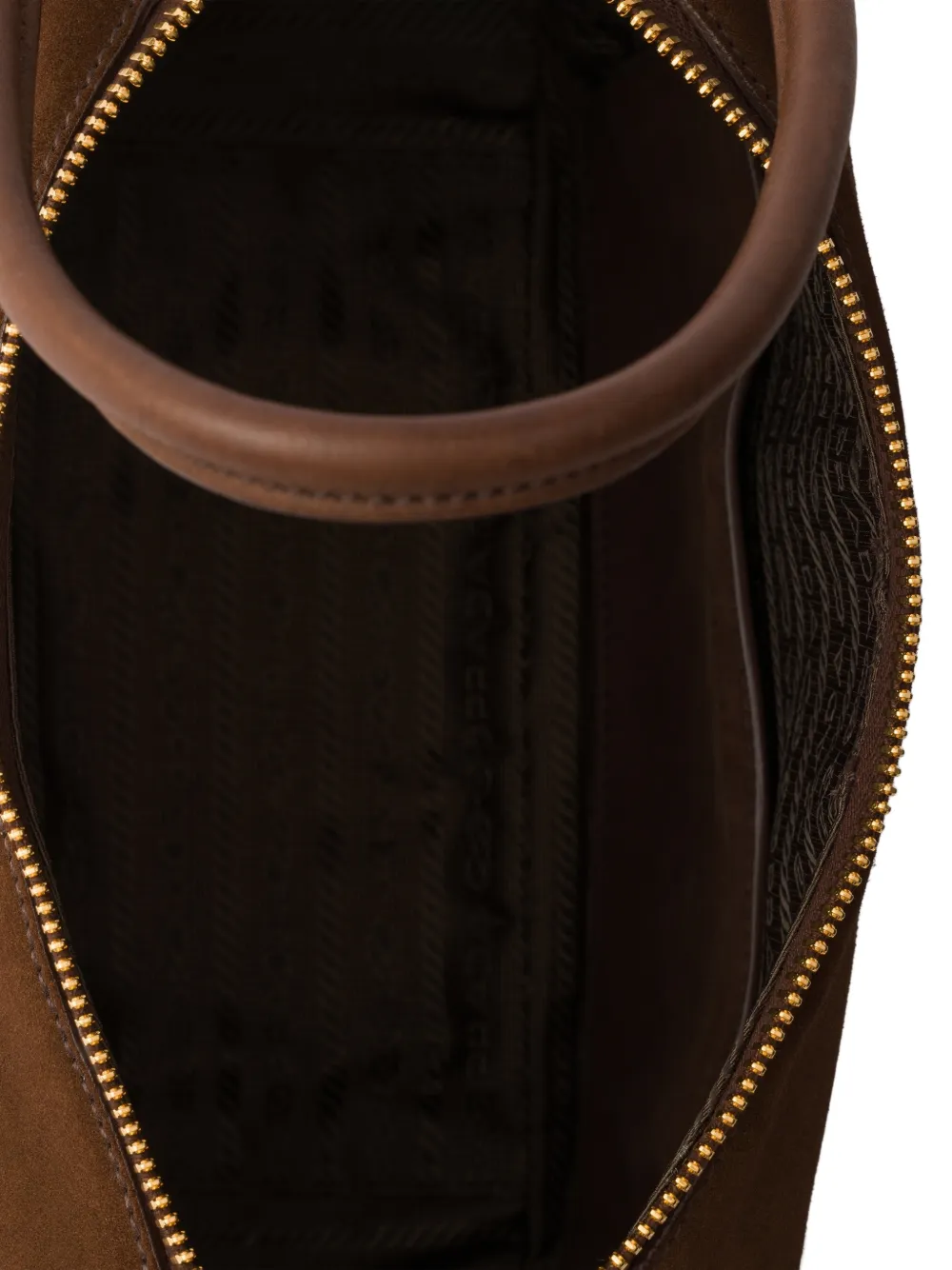 Prada Darling Suede Tote Bag | Brown | FARFETCH