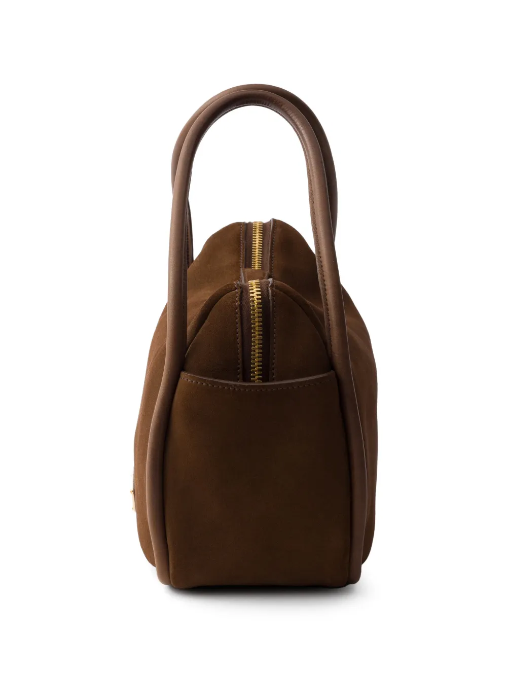 Prada Darling suède shopper Bruin