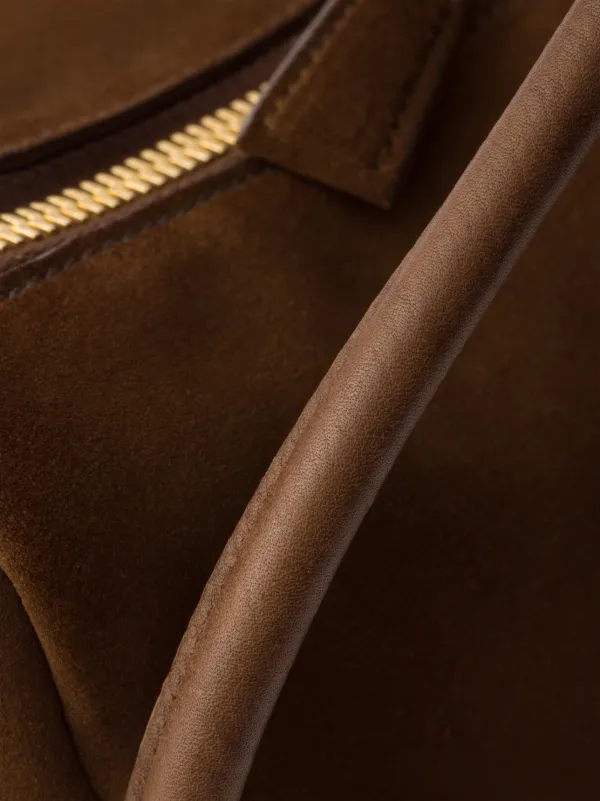 Prada Darling Suede Tote Bag | Brown | FARFETCH