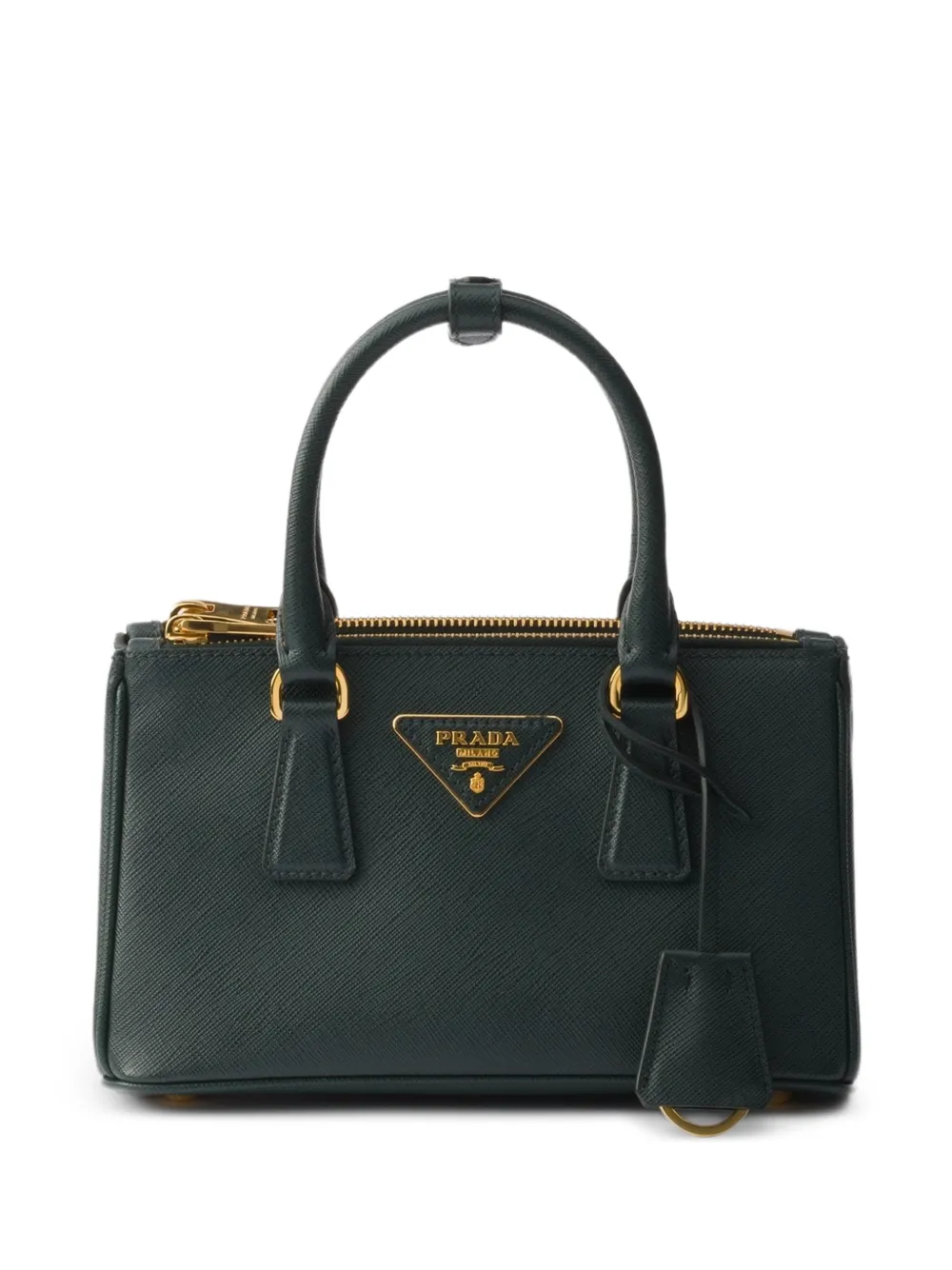 Prada Borsa tote Galleria mini - Verde