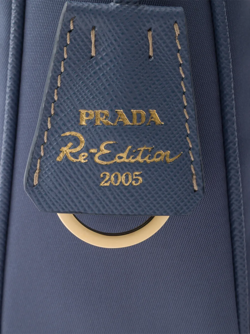 Prada Re-Edition 2005 mini-schoudertas Blauw
